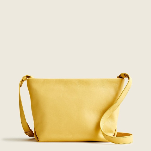 J Crew Oslo bag crossbody MSRP $138, soft yellow NWOT - Picture 3 of 7